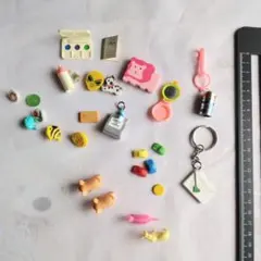 昭和レトロ ミニチュア 消しゴム ボタン動物フィギュアセット