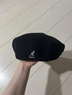 【美品】KANGOL 504 ブラック キャスケット M