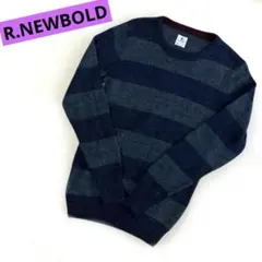 【R.NEWBOLD 】ニットカーディガン ボーダー Sサイズ