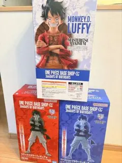 ベースショップくじ ルフィフルカラーフィギュア賞　ラストワン賞　セット ラストワン賞 Dr.ベガパンク＆モンキー・D・ルフィ MASTERLISE EXPIECE
