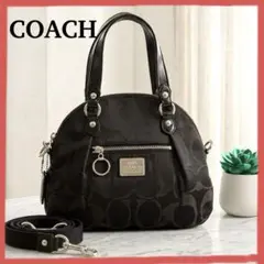 コーチ ハンドバッグ 2way ショルダーバッグ シグネチャー レザー