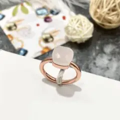 ✨セール✨在庫わずか✨新品✨パヴェ ヌードリング キャンディリング ポメラート風のサムネイル