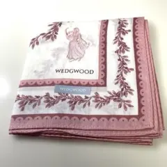 【ウェッジウッド】刺繍入り大判ハンカチ♦︎新品未使用