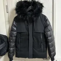 数回着用のみ マッカージュ 黒 ダウンジャケット ファー Dixon タグ