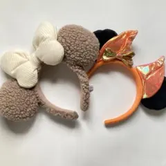 Disney 　ミニー　カチューシャ　シェリーメイ　コーデュロイ　ハロウィン