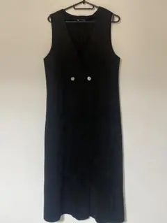 ZARA ブラック ノースリーブ ワンピース S