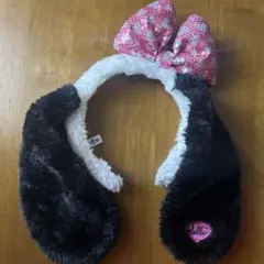 ユニバ　USJ スヌーピー ベル　カチューシャ グリッター ピンク