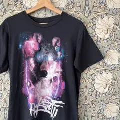 グラフィック Tシャツ ブラック 半袖
