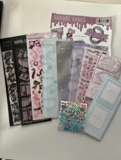 Mering シール まとめ売り 韓国作家　スリーブデコ