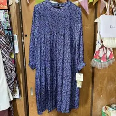 未使用 amanjacky 花柄ワンピース 昭和レトロ 古着 ヴィンテージ