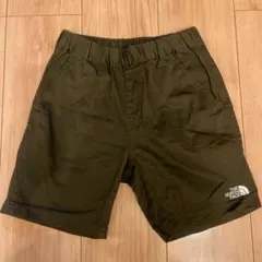 ザノースフェイス　ショートパンツ　カーキ色　130cm