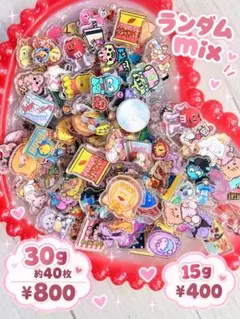 アクリル 2cm カン無し ランダムmix 30g キャラクター大容量