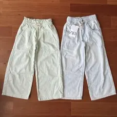 ザラキッズ　ワイドレッグパンツ　118㎝　5-6歳