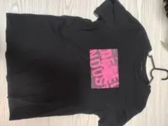 DIESEL Tシャツ ブラック ピンクロゴ Lサイズ