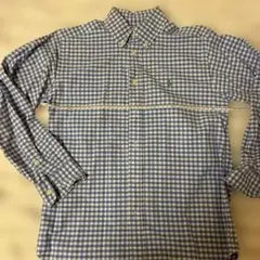 Ralph Lauren子供サイズ(10ー12)青と白のギンガムチェックシャツ