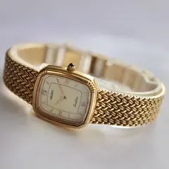 80s Vintage Seiko tank Excellence ゴールド - メルカリ