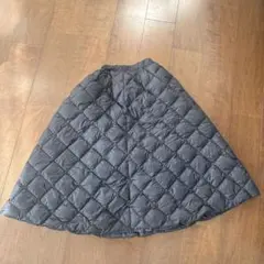 TAION キルティング ブラックスカート m ロングスカート