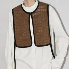 TODAYFUL トゥデイフル Cordyarn Piping Vestのサムネイル
