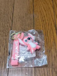 スティッチ キーホルダー ピンク