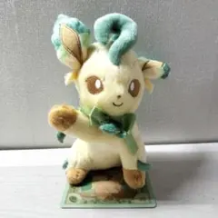 ポケモン リーフィアのポンチョを着たイーブイ ぬいぐるみ リーフィア