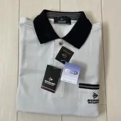 ☆新品未使用タグ付き☆DUNLOP モータースポーツ 薄グレー ポロシャツ L
