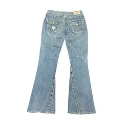 TRUE RELIGION JOEY BIG T フレアデニム白ステッチ 希少 - メルカリ