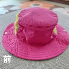 メッシュ切り替え ピンク ハット 帽子　Aurelia KOBEのサムネイル