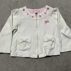 メゾピアノ　いちご　薄手パーカー　90cm