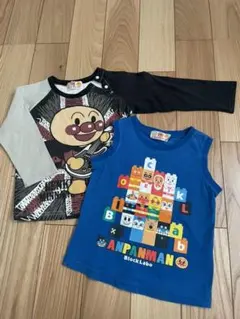 アンパンマン　長袖＋ノースリーブ２着セット
