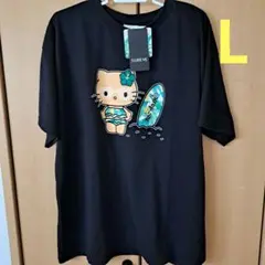 ミジェーン 　サンリオ　キティ　日焼け　Tシャツ　半袖　ブラック　L　新品