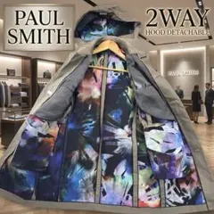 【裏地アートグラフィック】Paul Smith ポールスミス フーデッドコートのサムネイル