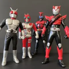 仮面ライダー ソフビ 4体セット