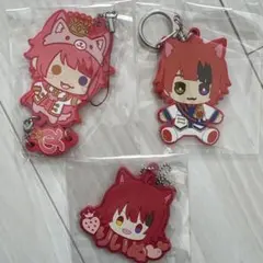 すとぷり　莉犬くん　ラバーキーホルダーセット