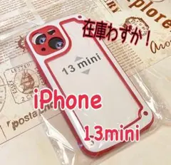 SALE❤️【iPhone13mini】レッド iPhoneケース かわいい♡