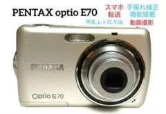 PENTAX optio E70　コンデジ　デジカメ　　動作確認済　スマホ転送 PENTAX optio E70 コンデジ デジカメ 動作確認済 スマホ転送 - メルカリ