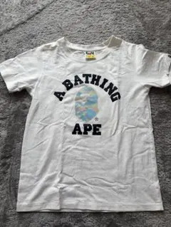 A BATHING APE Tシャツ ブルーカモ柄 M - メルカリ
