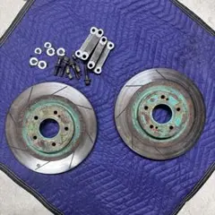 送料込 Z33 純正ブレンボ&エンドレススリットローター&MX72plusパッド