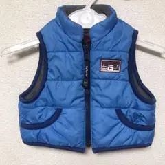ダウンベスト キッズ ドッグデプト 80cm リバーシブル