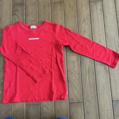 MIKI HOUSE 赤 長袖カットソー 130センチ