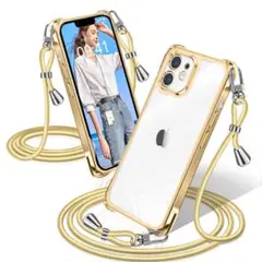 iPhone11ケース クリア ショルダー 耐衝撃
