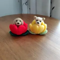 羊毛フェルト 犬