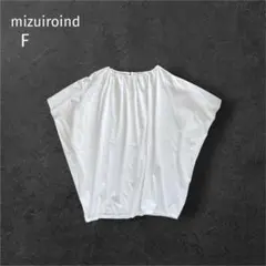 美品✨ mizuiroind カットソー F ドルマン コットン ミズイロインドのサムネイル