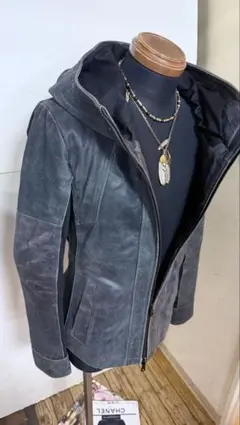 No-IDのレザー　ブルゾン　サイズ2