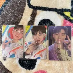 seventeenトレカ ウジ face the sun carat盤3枚セット