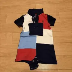 ラルフローレン 半袖ロンパース75