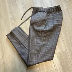 メンズチェックパンツ
