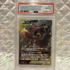 ブラッキー&ダークライGX RR PSA10 鑑定品 - メルカリ