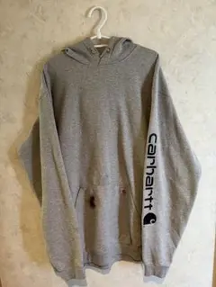 Carhartt グレー フード付きパーカー XL
