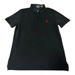 ラルフローレン カスタムスリム M 黒 ポロ
