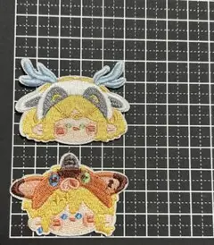 ゼルダの伝説 リンク　ゼルダ　シールワッペン2枚セット